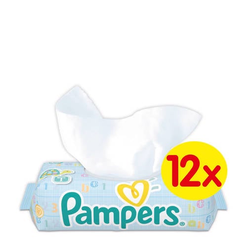 Pampers Fresh Clean 12 X 64 Babydoekjes pampers kopen in de aanbieding