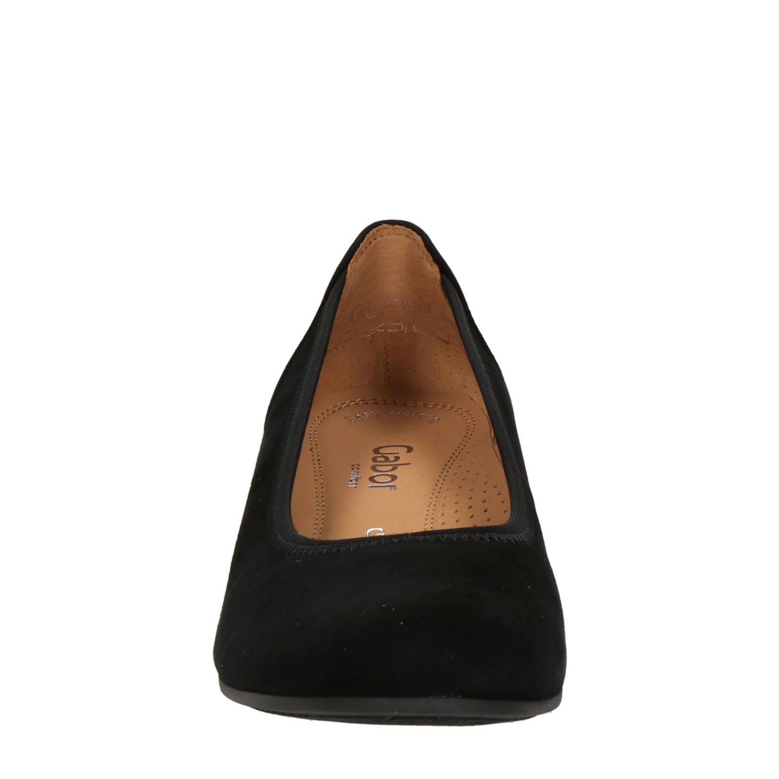 Gabor comfort suède ballerina's zwart | wehkamp