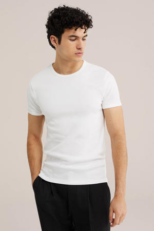 slim T-shirt wit