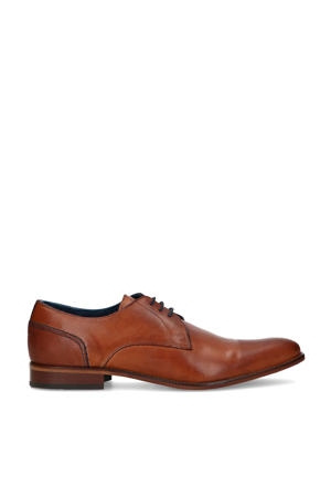 leren veterschoenen cognac