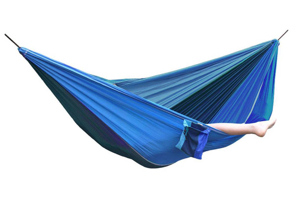 More Than Hip hangmat XXL Everst (290 x 210 cm), Blauw/grijs