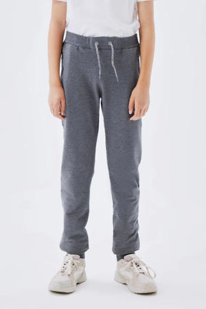 broek NKMHONK donkergrijs melange