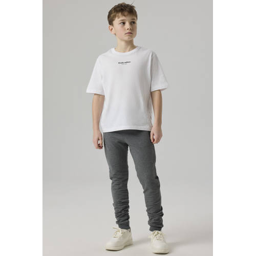 NAME IT KIDS broek NKMHONK donkergrijs melange afbeelding