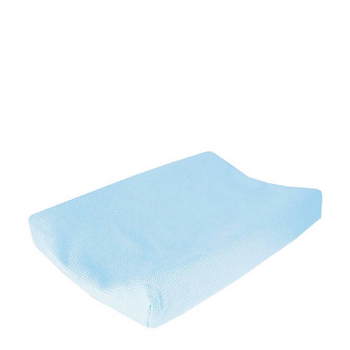 Cottonbaby Wafel Aankleedkussenhoes Lichtblauw cottonbaby kopen in de aanbieding