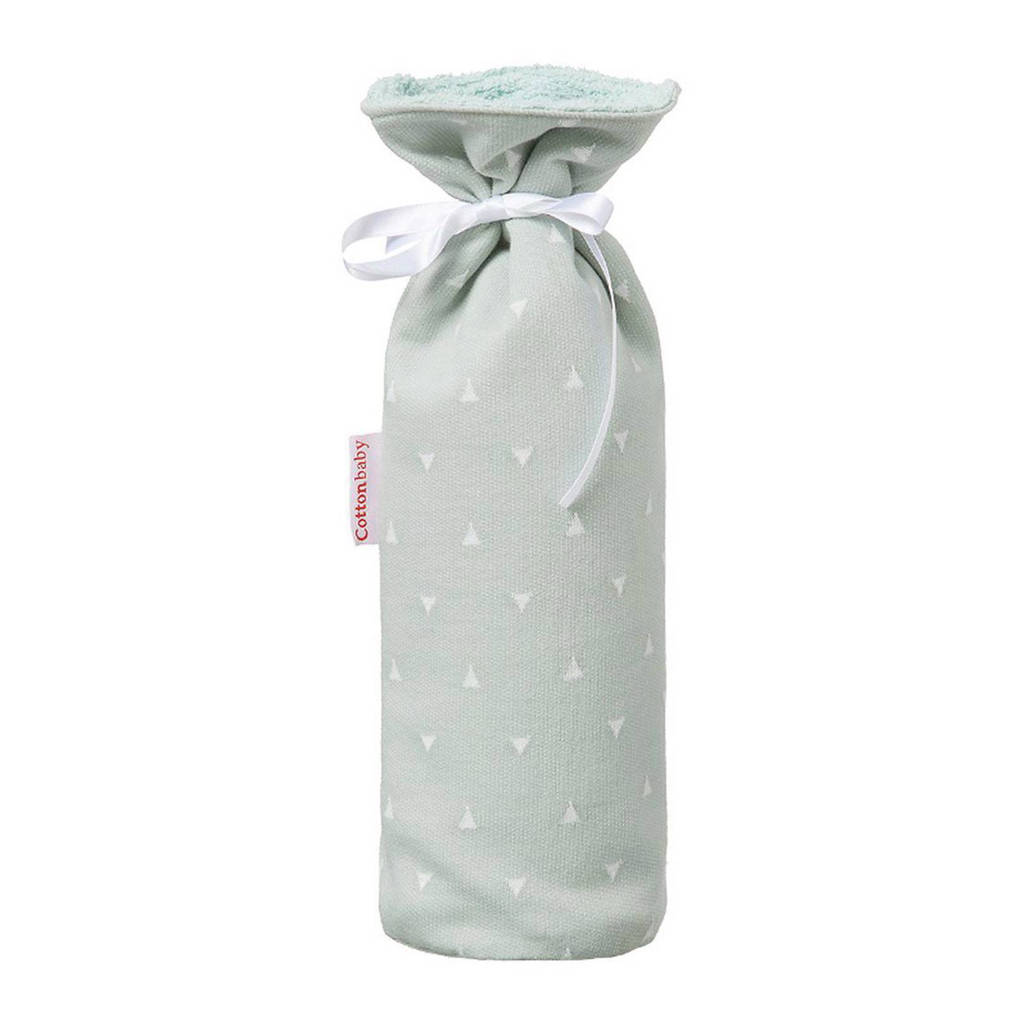 Cottonbaby driehoek kruikenzak mint, Mint