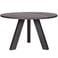 WOOOD WOOOD Rhonda Eettafel Ø129 CM - Eiken - Warmgrijs- 75x129x129