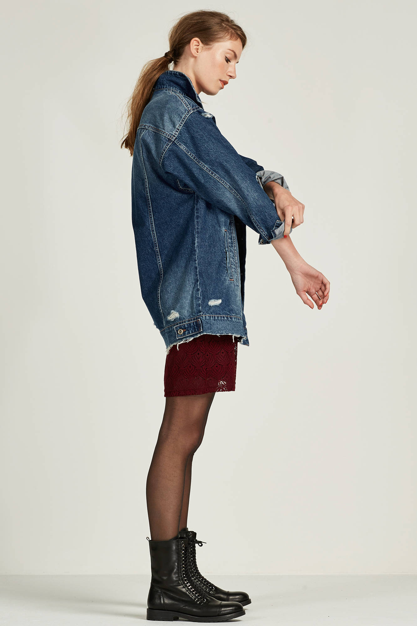 oversized spijkerjack