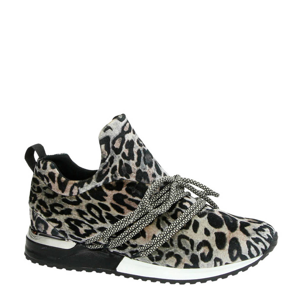 Trouwens Allemaal Afstudeeralbum La Strada sneakers met luipaardprint | wehkamp