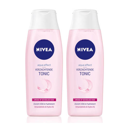 Nivea Essentials Verzachtende Tonic Drogegevoelige Huid 2 Stuks nivea kopen in de aanbieding