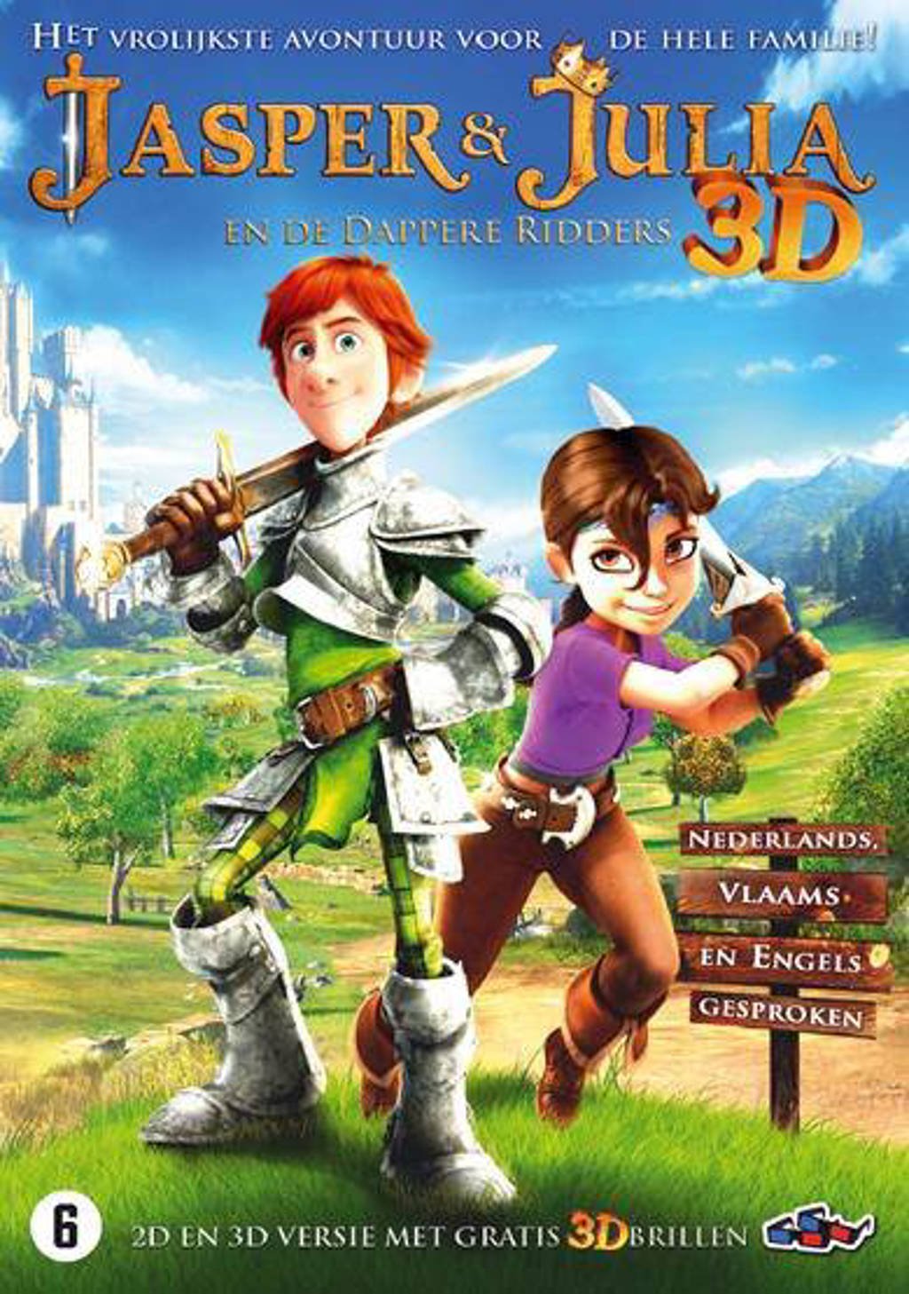 Jasper & Julia en de dappere ridders (DVD)