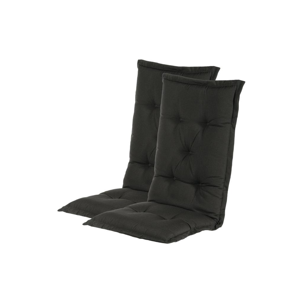 Hartman tuinkussen hoge rug Havana - Dark Grey (123x50x9 cm) (set van 2)