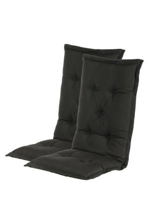 tuinkussen hoge rug Havana - Dark Grey (123x50x9 cm) (set van 2)