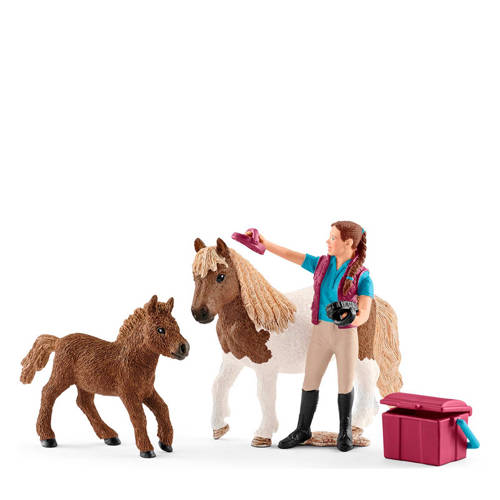 Schleich Horse Club Paardenverzorgster Met Shetland Pony schleich kopen in de aanbieding Schleich Horse Club Paardenverzorgster Met Shetland Pony schleich kopen in de aanbieding