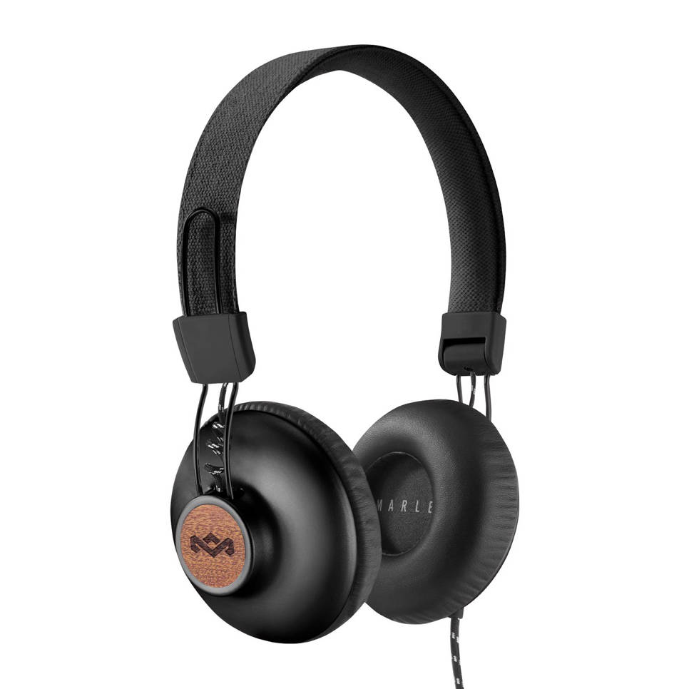 House of Marley Positive Vibration 2.0 on-ear koptelefoon Positive Vibration 2.0 zwart, Zwart
