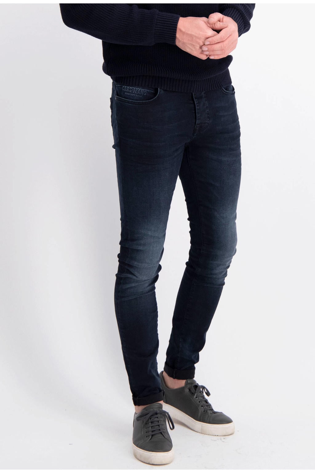 Cars super skinny jeans Dust blue black