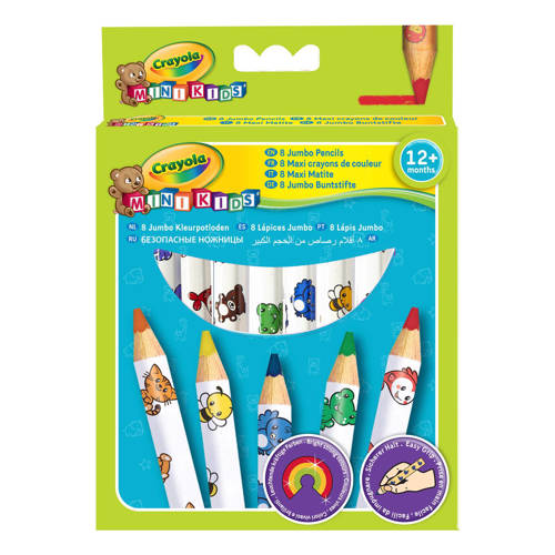 Crayola Dikke Kleurpotloden 8 St crayola kopen in de aanbieding