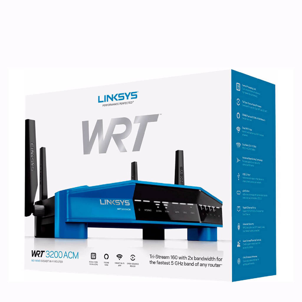 Linksys WRT3200ACM draadloze TriStream router wehkamp