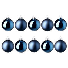 Glazen kerstballen (Ø 6cm) (set van 10)