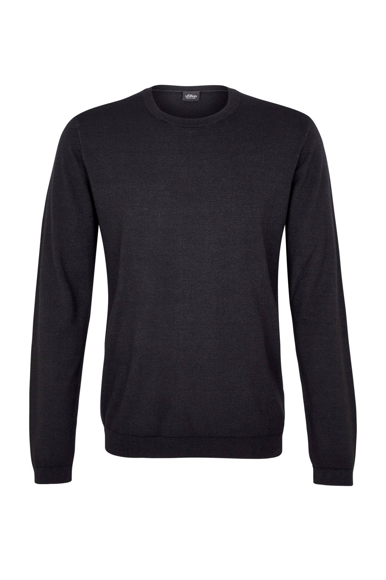 s.Oliver BLACK LABEL wollen trui | wehkamp Zwarte Wollen Trui | Harvey Black | Janice