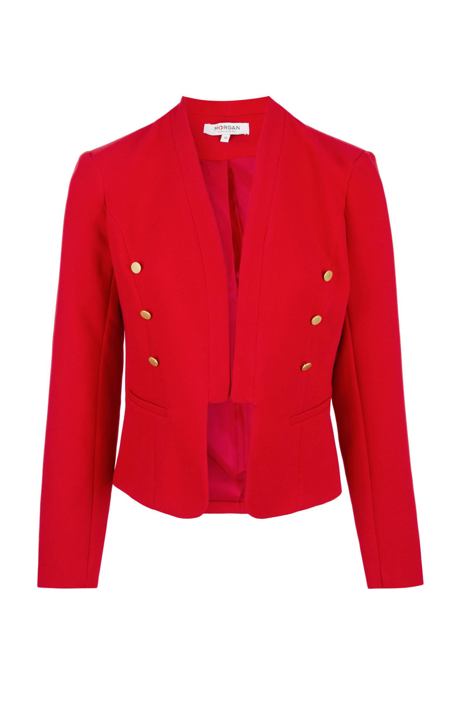 rood blazer dames