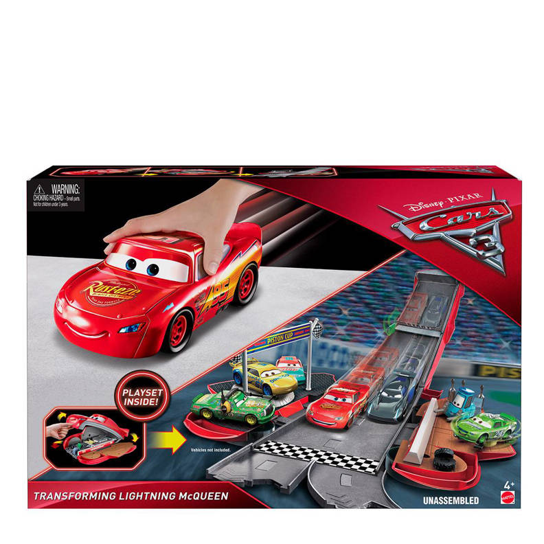 Disney Cars 3 transformerende Bliksem McQueen speelset wehkamp