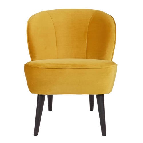 WOOOD fauteuil Sara - Okergeel