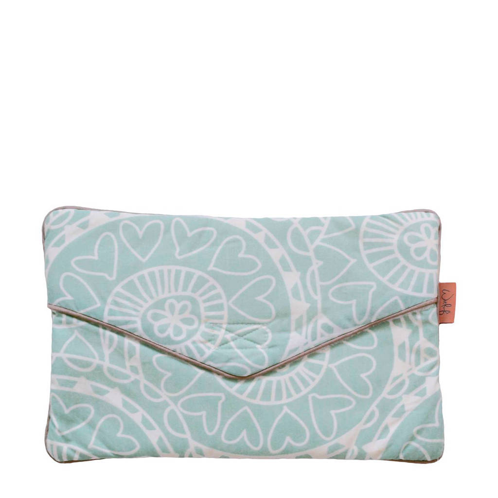 Witlof for kids Little Lof 2-in1 kruikenzak en doekjesetui mint-offwhite, Mint-offwhite