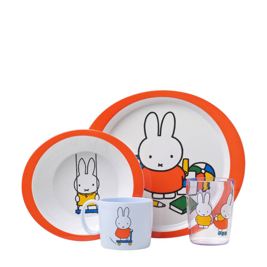 Mepal Nijntje Speelt kinderset (4-delig), Multi