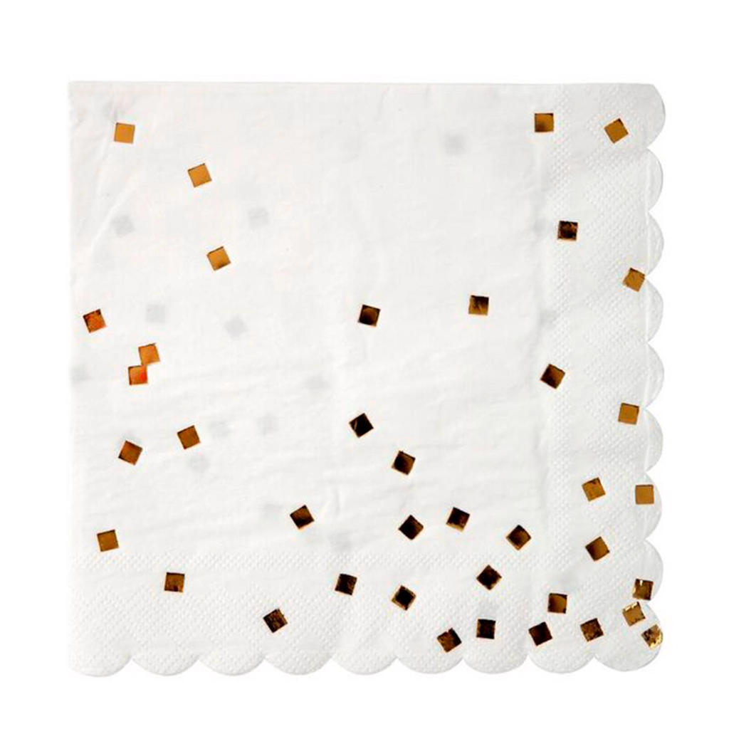 Meri Meri papieren servetten confetti (set van 16)