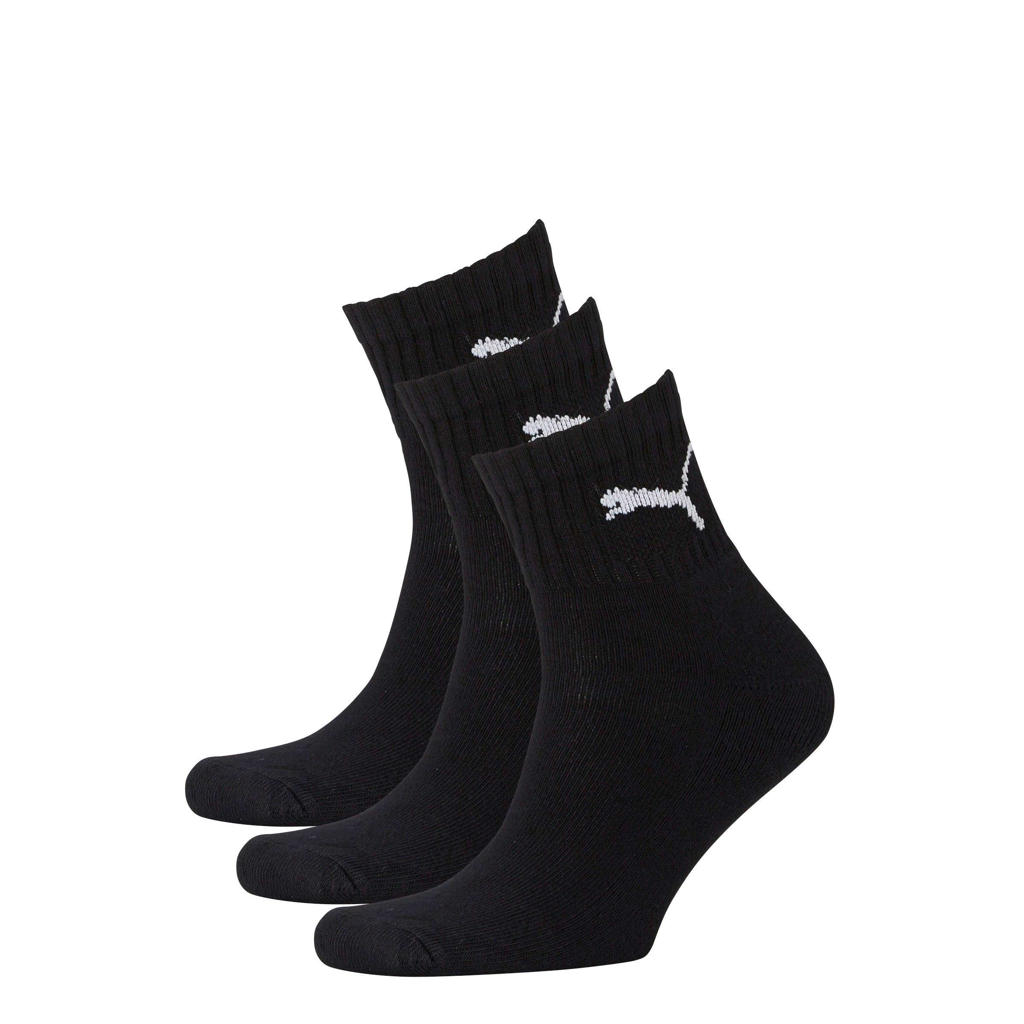 Puma sportsokken - set van 3 zwart