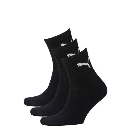 Puma sportsokken - set van 3 zwart afbeelding