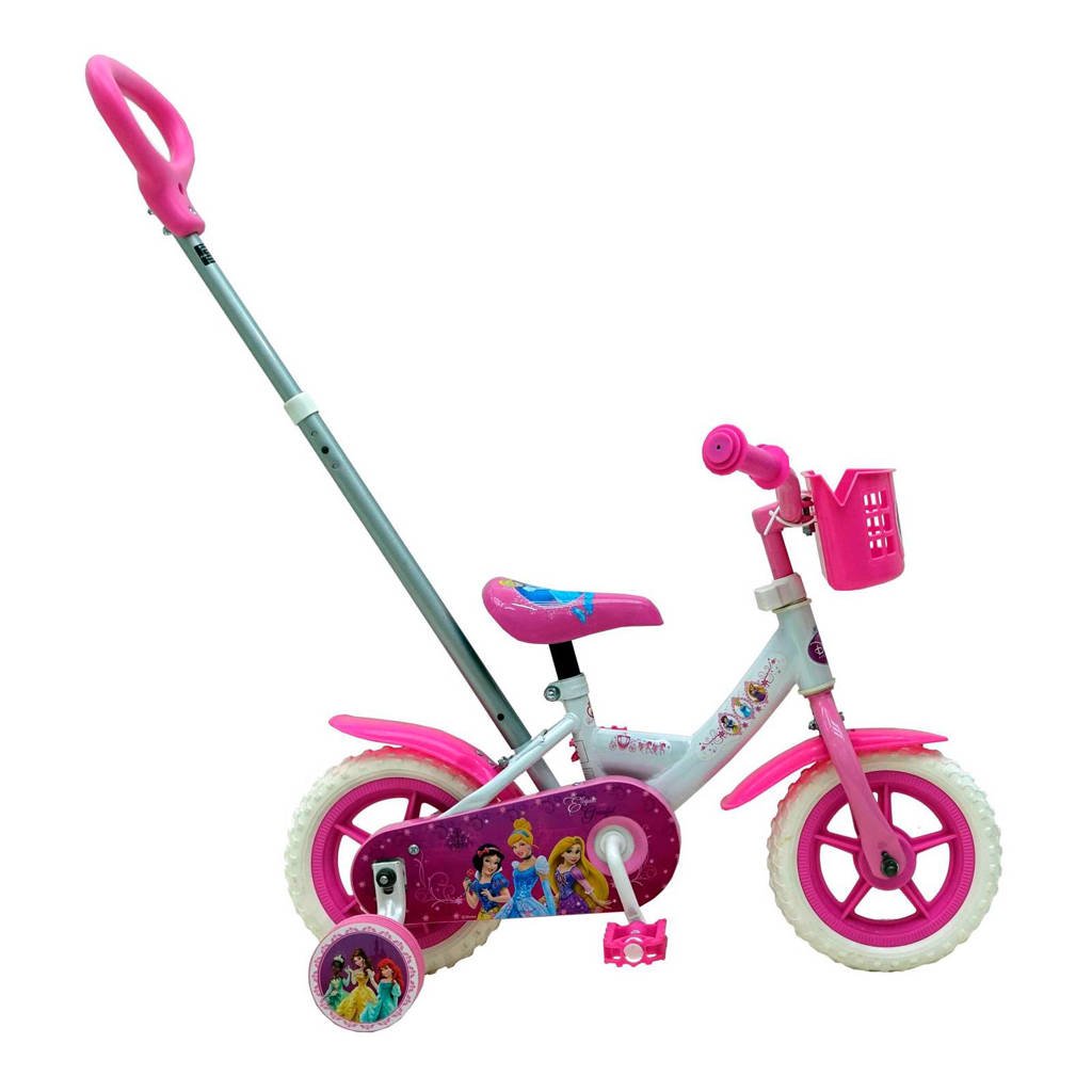 Disney Princess 10 inch kinderfiets 10 inch Wit kinderfiets