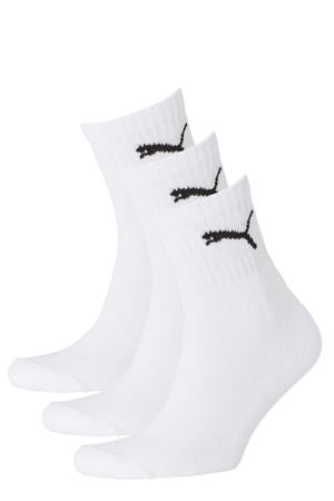 sportsokken - wit (set van 3)