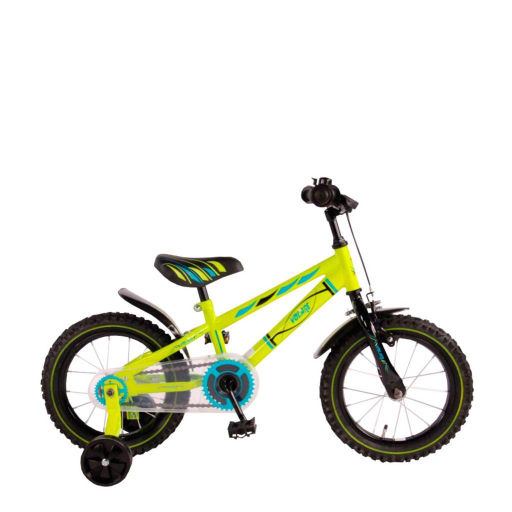 Volare Electric Green 14 inch kinderfiets, 14 inch / 98 - 110