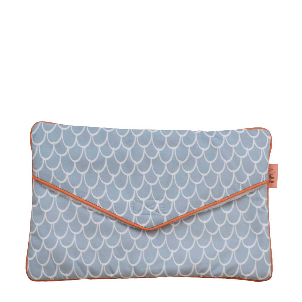 Witlof for kids Fly High 2-in1 kruikenzak en doekjesetui mint-offwhite, Dusty Blue