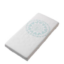 katoenen Little Lof ledikant hoeslaken 60 x 120 cm Offwhite-mint