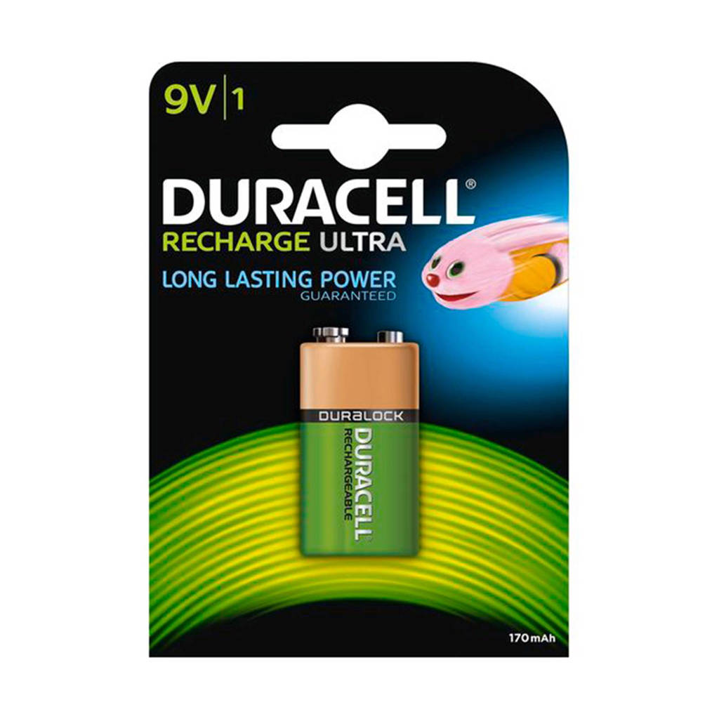 Duracell Recharge Ultra 9V oplaadbare batterij 1 stuk