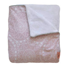 Little Lof Tuck-Inn® ledikantdeken misty pink-white