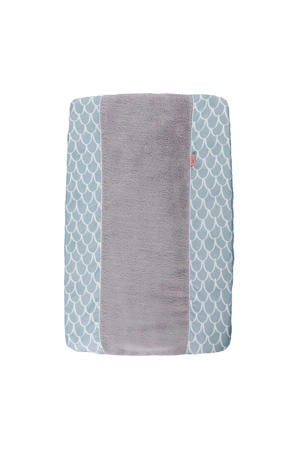 Fly High aankleedkussenhoes dusty blue-white