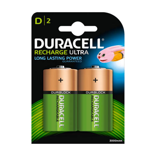 Duracell Recharge Ultra D Batterijen 2 Stuks duracell kopen in de aanbieding