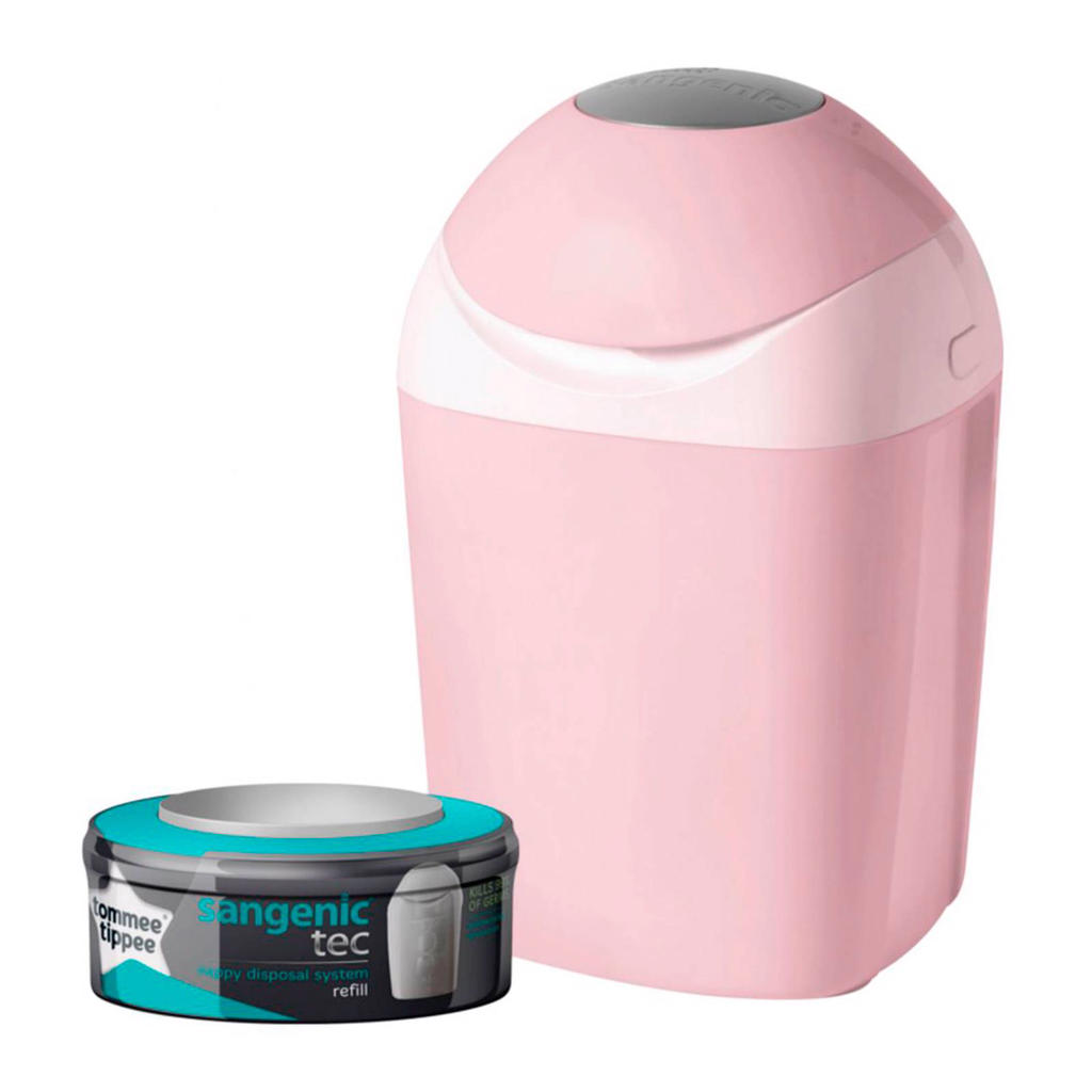 Tommee Tippee Sangenic Tec luieremmer roze wehkamp