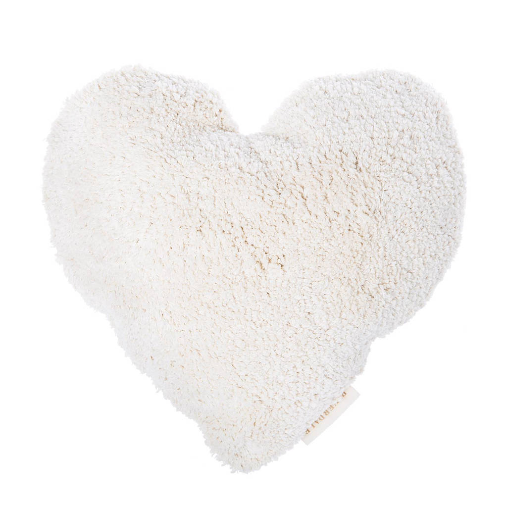 Riverdale sierkussen Heart (50 cm), Wit