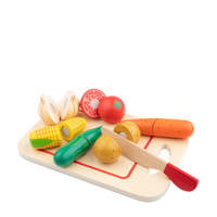 New Classic Toys houten groenten op snijplank snijset
