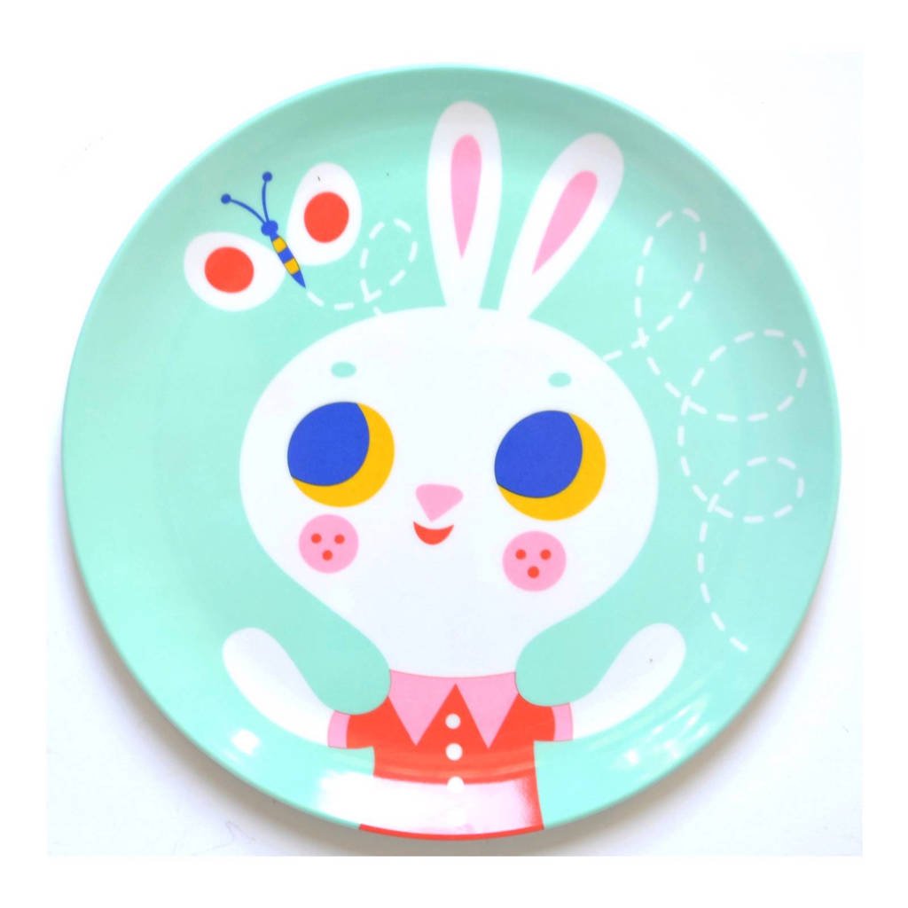 Petit Monkey plat bord (Ø20,3 cm), Mint