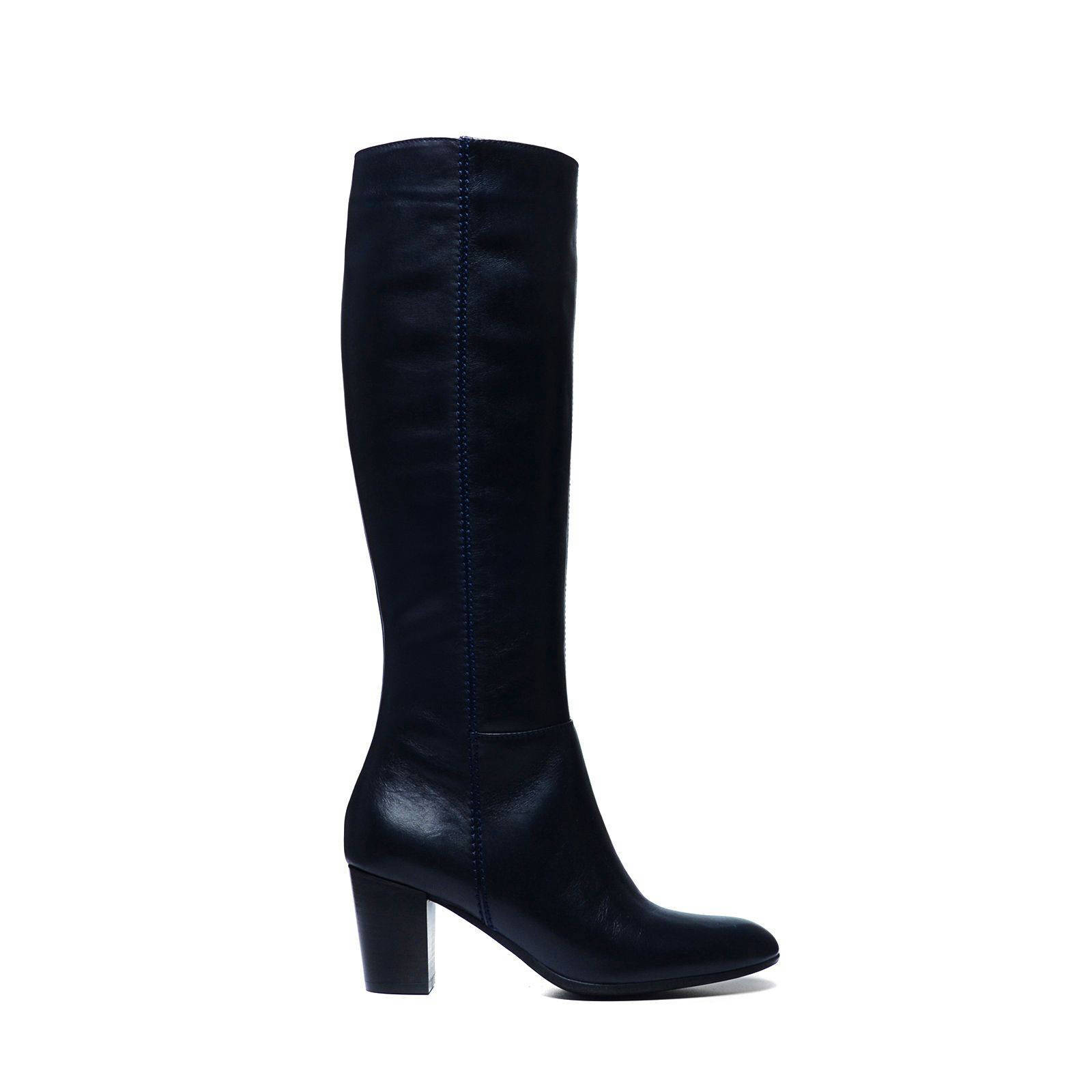 Manfield smalle schacht leren laarzen | wehkamp smalle schacht Dames Laarzen in maat 41 | KLEDING.nl