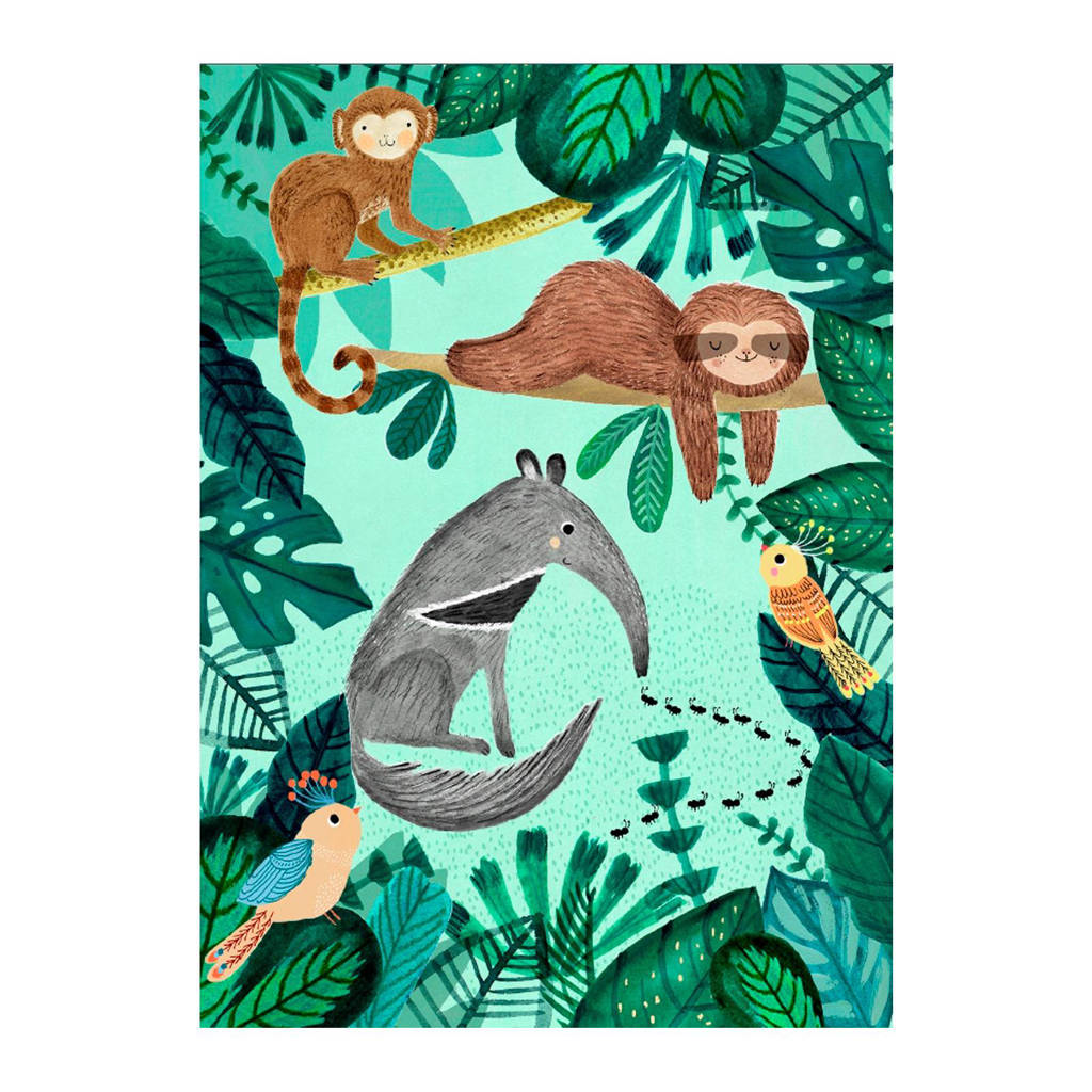 Petit Monkey poster (50x70 cm), Multi
