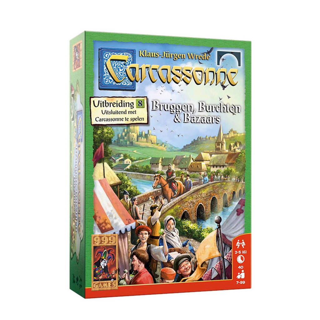 999 Games Carcassonne: bruggen, burchten en bazaars Uitbreidingsspel