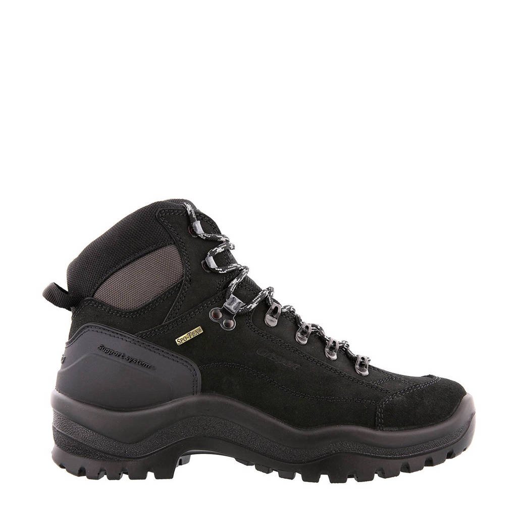 Grisport nubuck wandelschoenen, Zwart