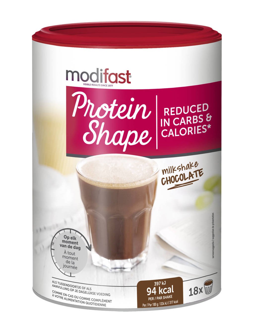 Modifast PS Milkshake Choco - 1 blik 540 gram