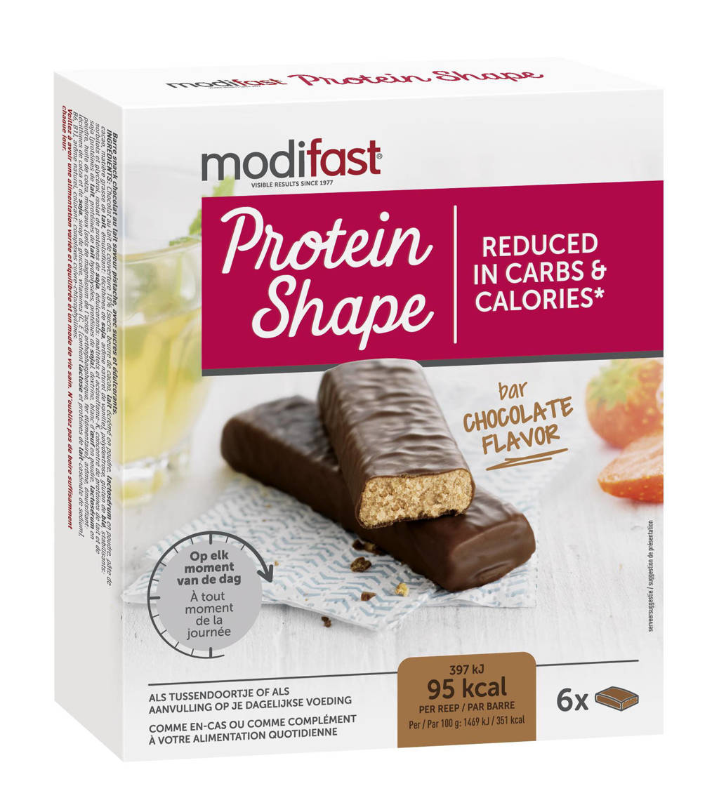 Modifast PS Reep Chocolade - 1 doos met 6 stuks